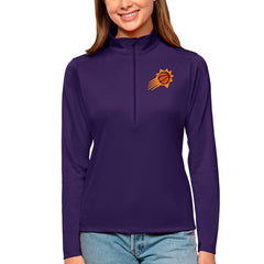Phoenix Suns Antigua Women's Tribute Half-Zip Top - Purple on sale