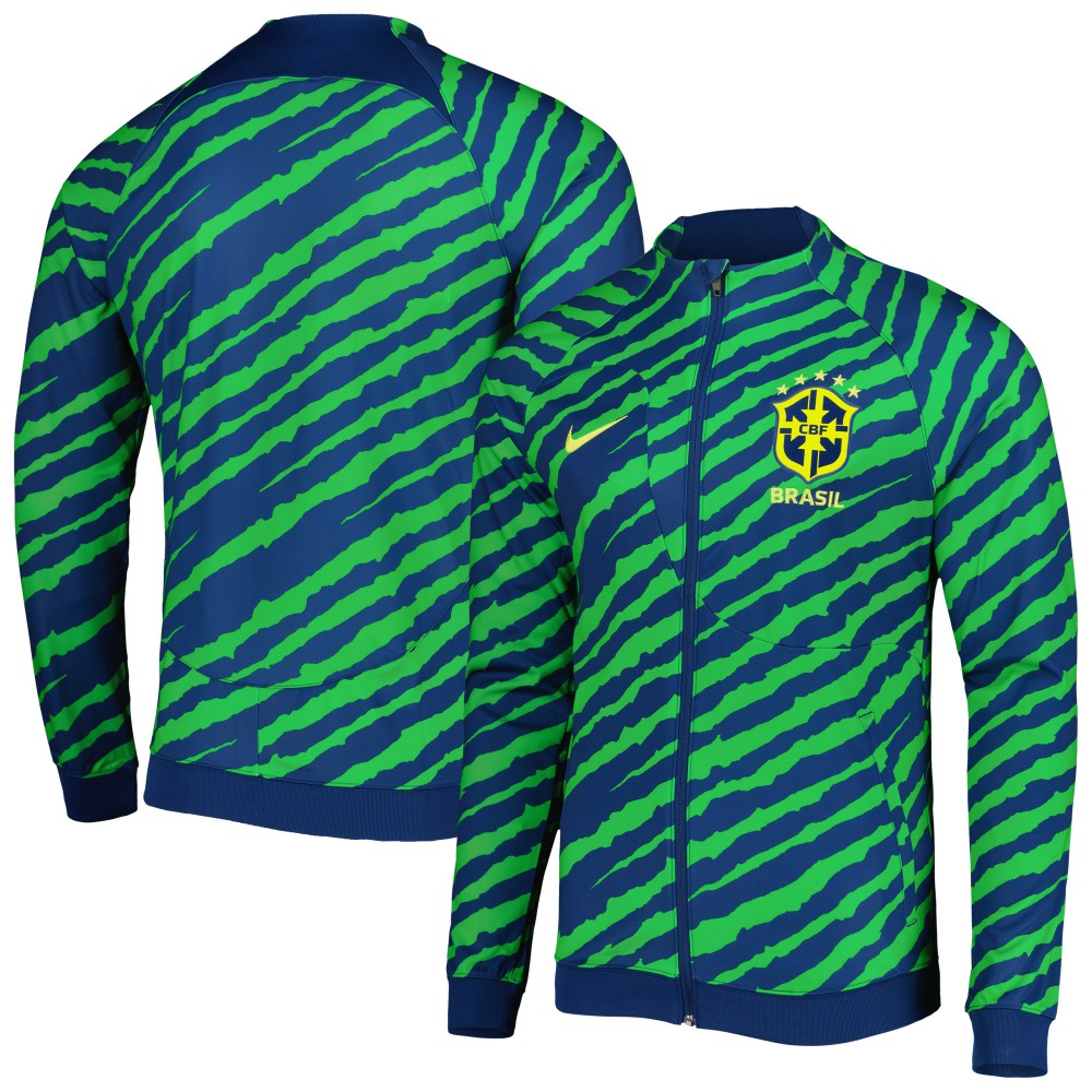 Brazil National Team 2022 Academy Pro Anthem Performance Raglan Full-Zip Jacket / Soccer Sale