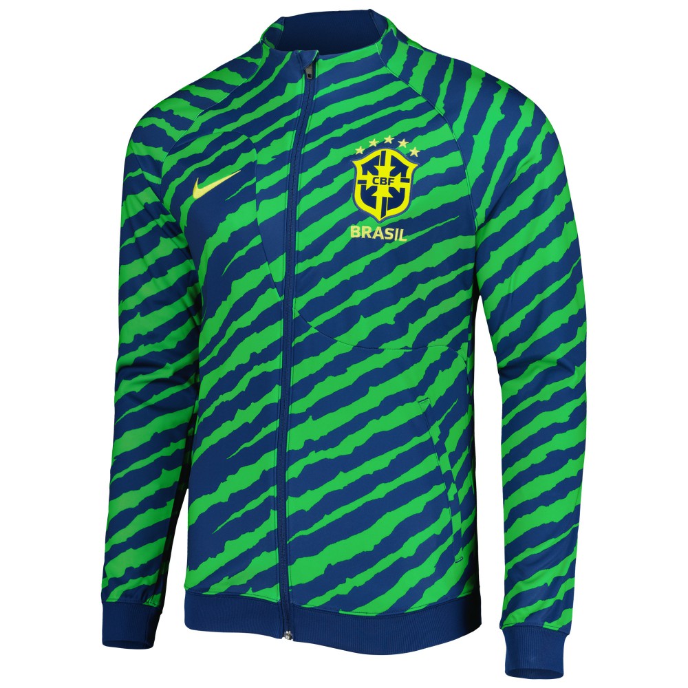 Brazil National Team 2022 Academy Pro Anthem Performance Raglan Full-Zip Jacket / Soccer Sale