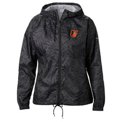 Baltimore Orioles Women's Flash Forward Full-Zip Windbreaker Jacket - Black | Columbia