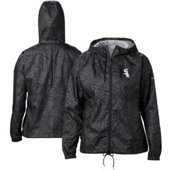 Chicago White Sox Women's Team Flash Forward Full-Zip Windbreaker Jacket - Black | Columbia