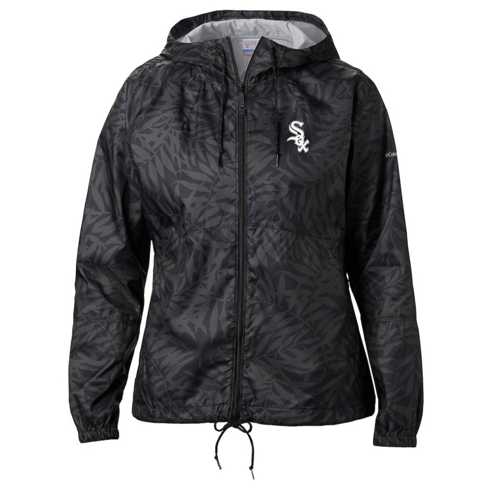 Chicago White Sox Women's Team Flash Forward Full-Zip Windbreaker Jacket - Black | Columbia