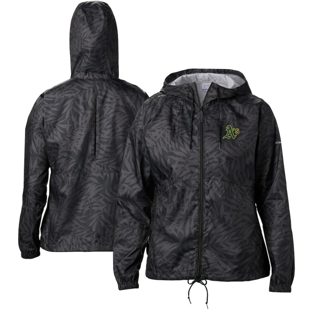 Athletics Women's Flash Forward Full-Zip Windbreaker Jacket - Black | Columbia
