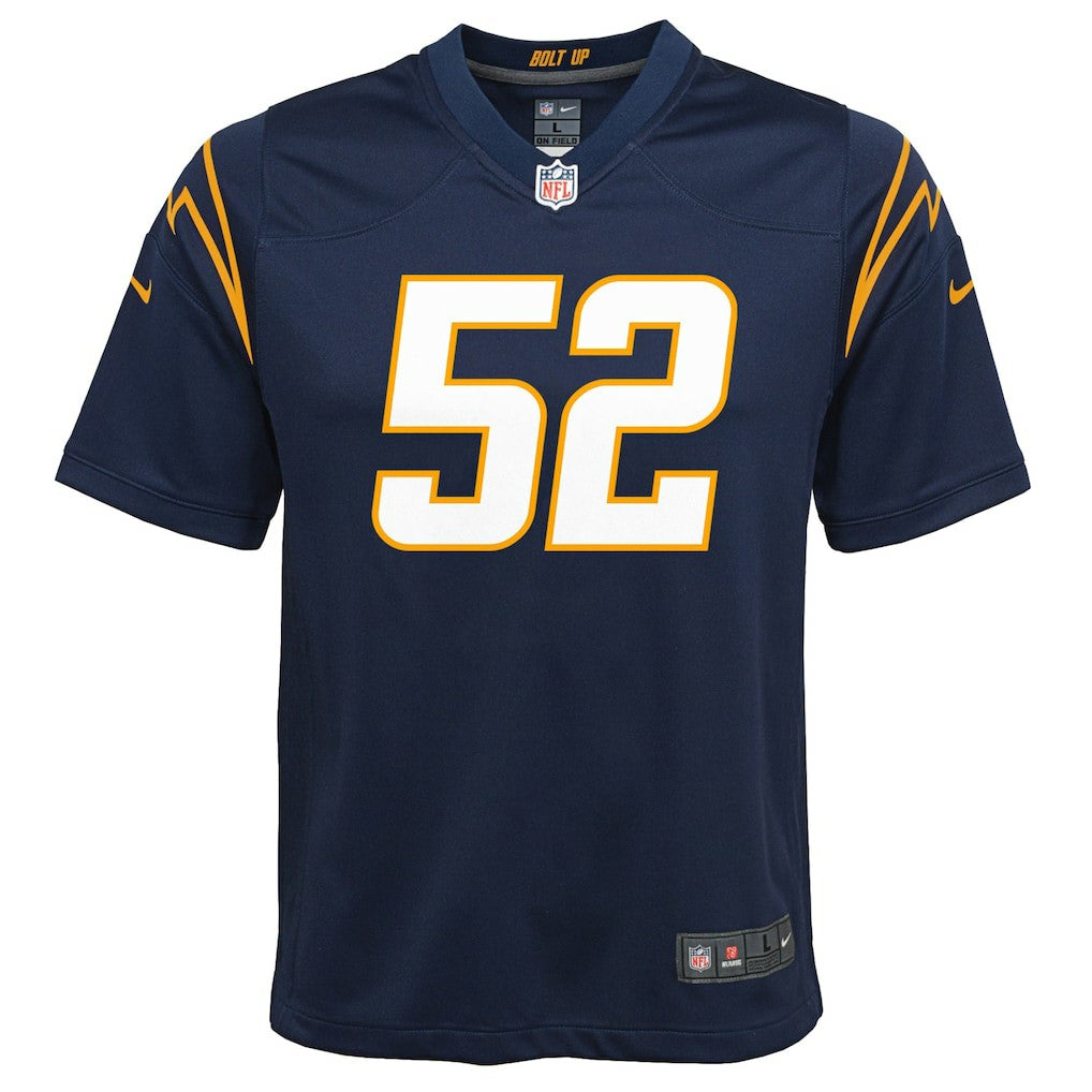 NFL Los Angeles Chargers Khalil Mack  Youth Game Jersey