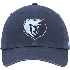Memphis Grizzlies '47 Core Logo Clean Up Adjustable Hat - Navy | 47 brand shop