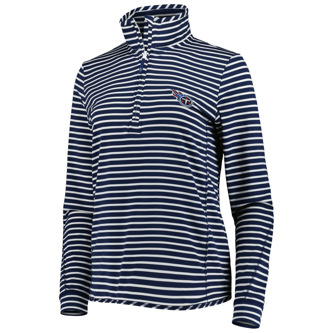 NFL Tennessee Titans Vineyard Vines Women's Sankaty Shep Half-Zip Pullover Top