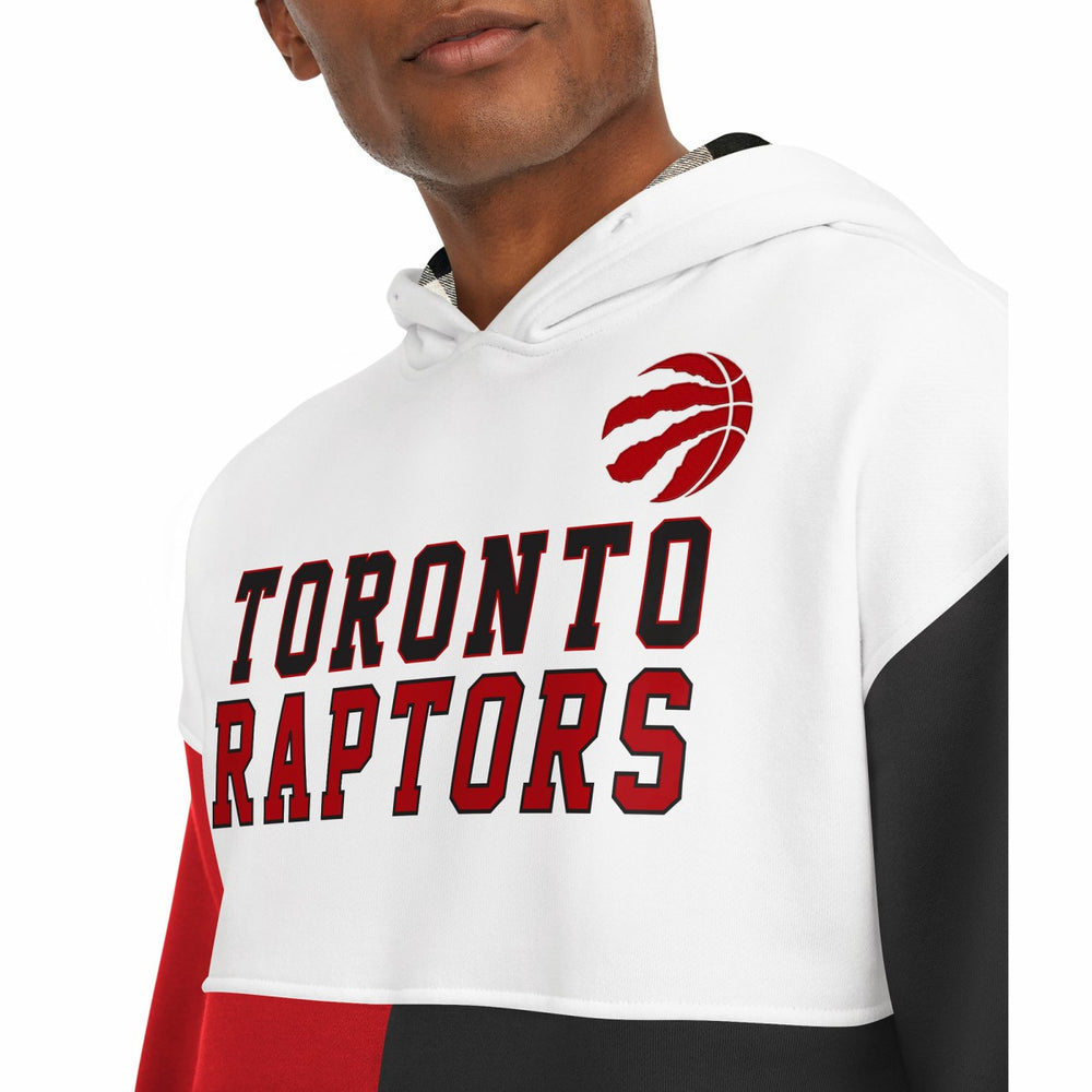 Toronto Raptors Tommy Jeans Andrew Split Pullover Hoodie - White/Red shop