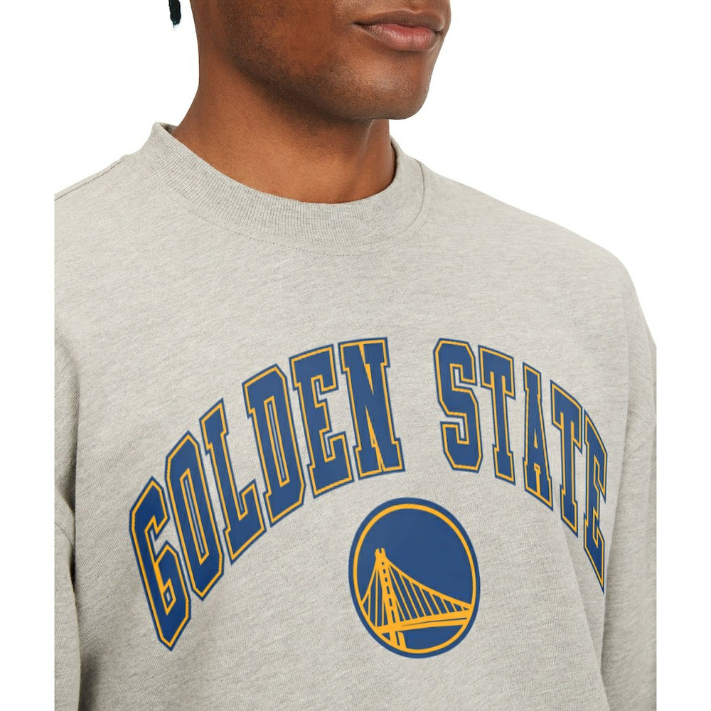 Golden State Warriors Tommy Jeans James Patch Pullover Sweatshirt sale - Gray on sale