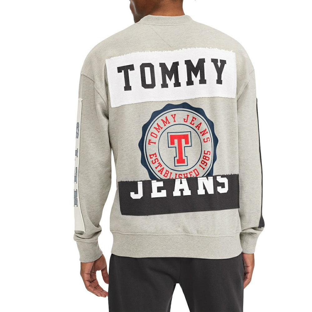Brooklyn Nets Tommy Jeans James Patch Pullover Sweatshirt - Gray discount