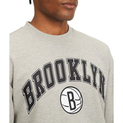 Brooklyn Nets Tommy Jeans James Patch Pullover Sweatshirt - Gray discount
