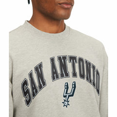 San Antonio Spurs Tommy Jeans James Patch Pullover Sweatshirt - Gray outlet