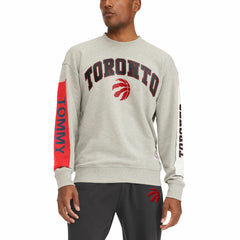 Toronto Raptors Tommy Jeans James Patch Pullover Sweatshirt - Gray outlet