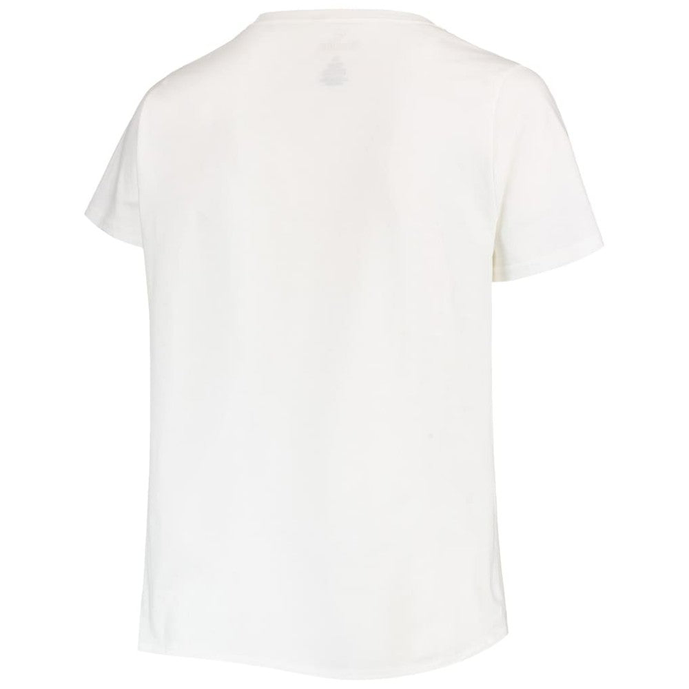 San Francisco Giants Women's Plus Size Pride Scoop Neck T-Shirt - White