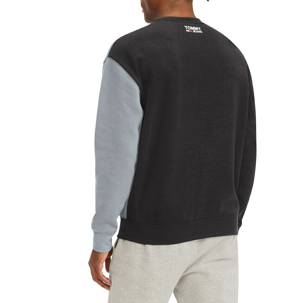 Brooklyn Nets Tommy Jeans Keith Split Pullover Sweatshirt - Black/White outlet
