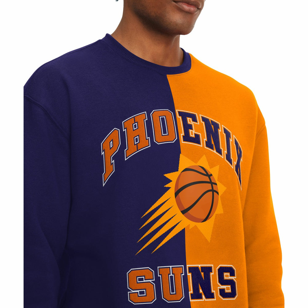 Phoenix Suns Tommy Jeans Keith Split Pullover Sweatshirt - Purple/Orange outlet