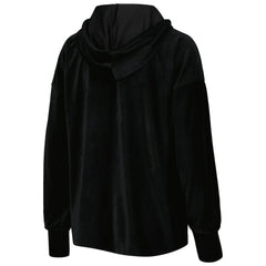 Brooklyn Nets Touch Women's End Line Velour Pullover Hoodie - Black for sale
