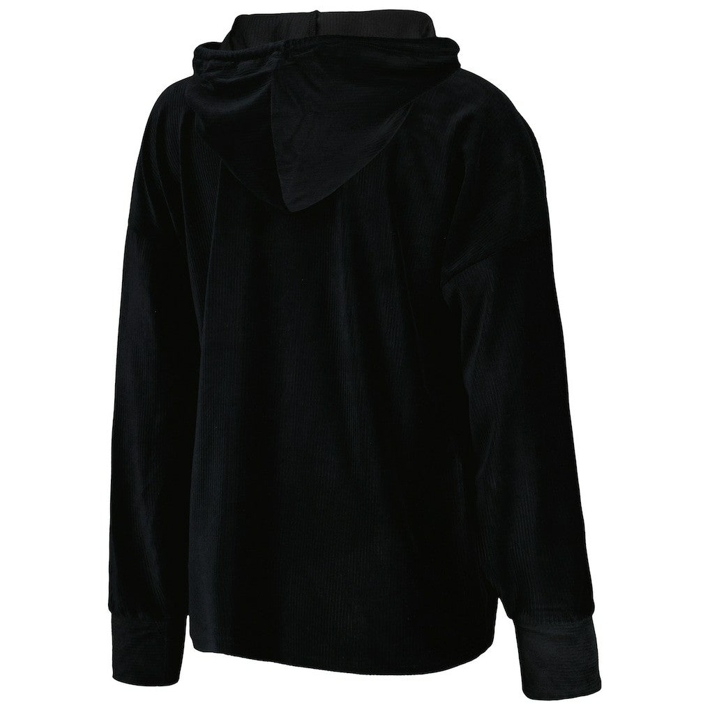 Philadelphia 76ers Touch Women's End Line Velour Pullover Hoodie - Black online