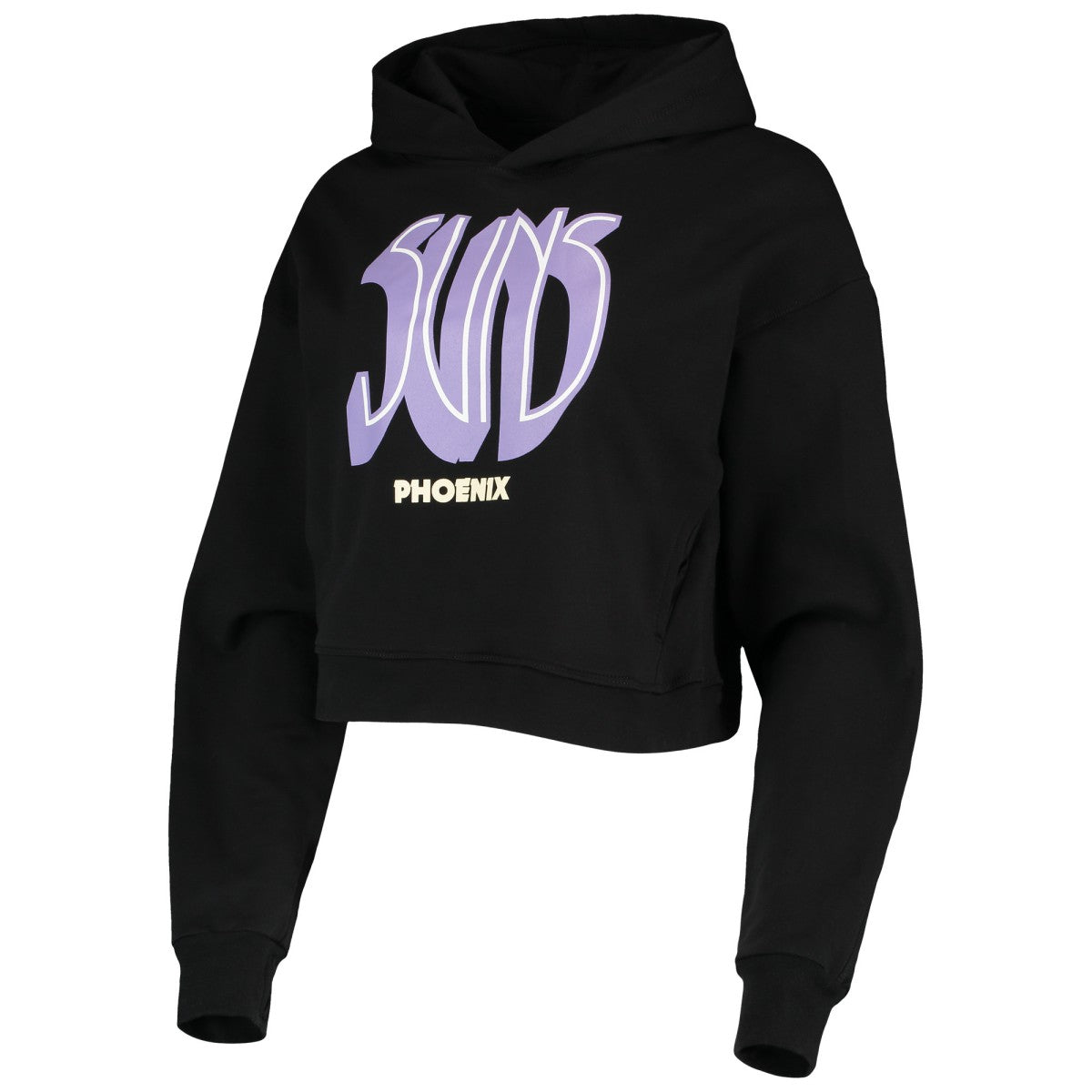Phoenix Suns Lusso Women's Layla World Tour Cropped Pullover Hoodie - Black online