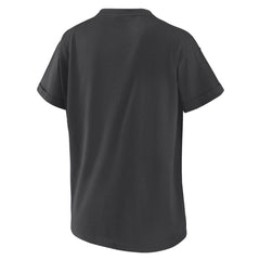 Washington Nationals WEAR by Erin Andrews Women's Oversized Boyfriend T-Shirt - Charcoal