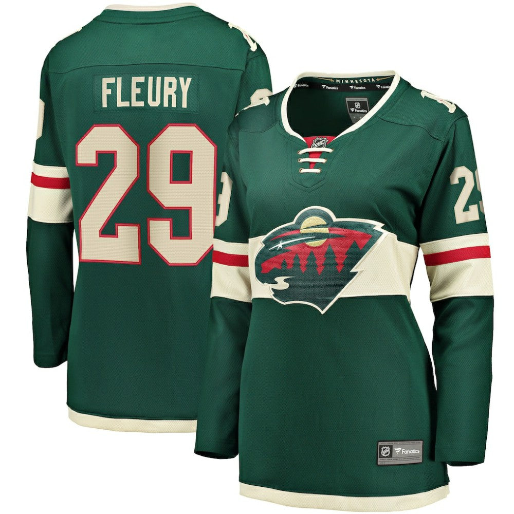 Marc-Andre Fleury Minnesota Wild Fanatics Women's Home Breakaway Player Jersey