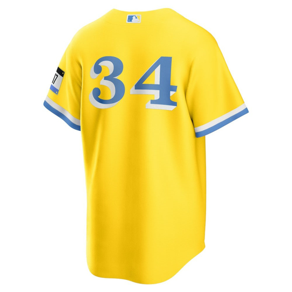 David Ortiz Boston Red Sox Retired Player City Connect Replica Jersey - Gold | Nike