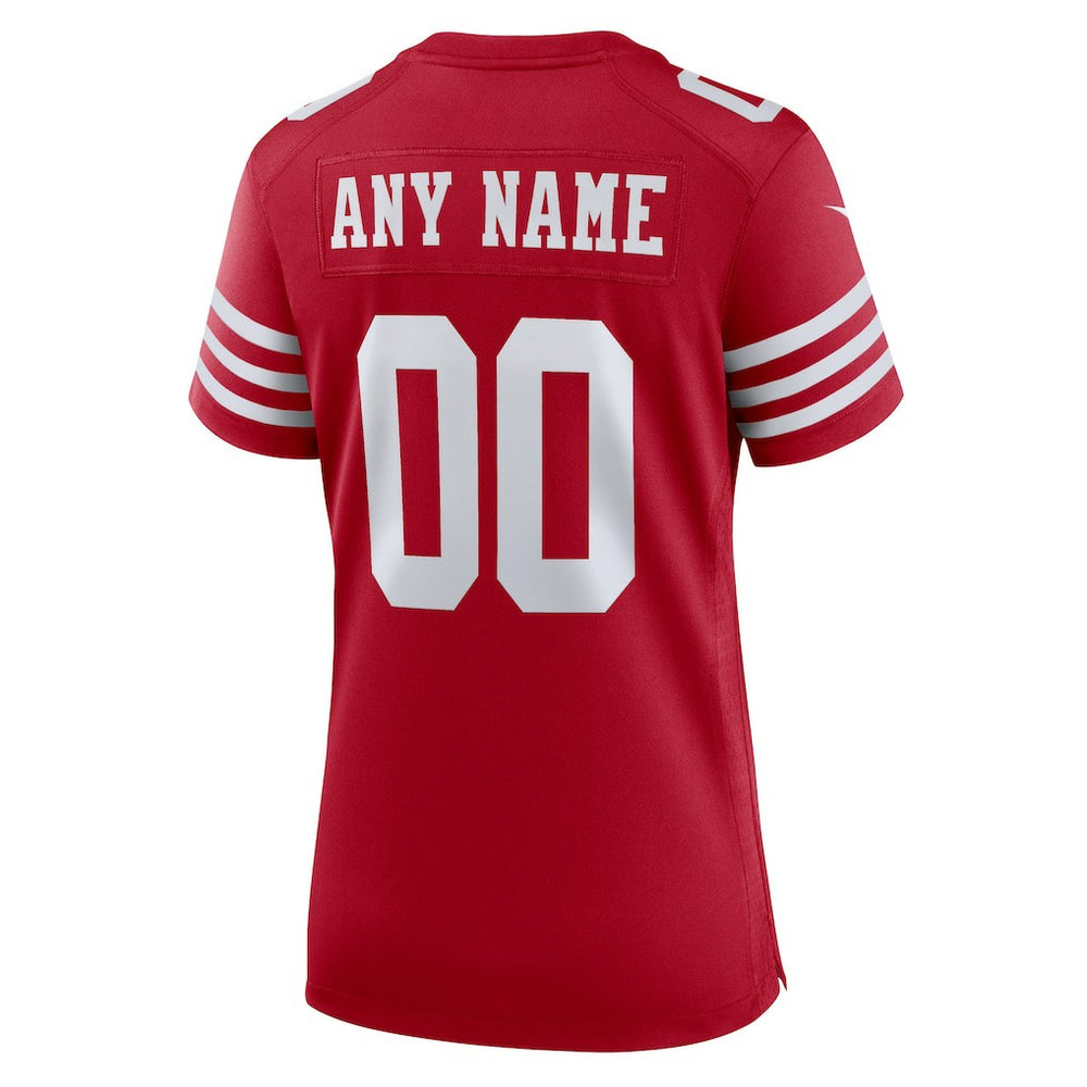 NFL San Francisco 49ers Women's Game Custom Jersey