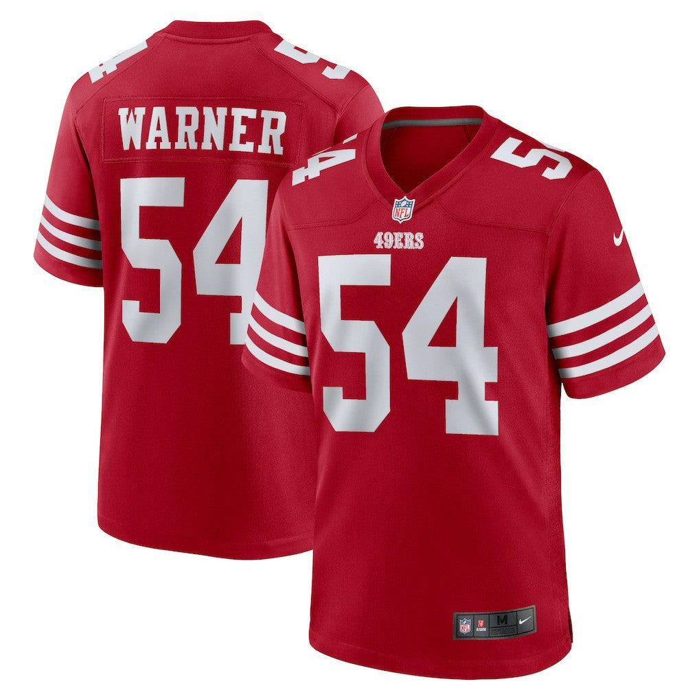 NFL San Francisco 49ers Fred Warner  Player Game Jersey