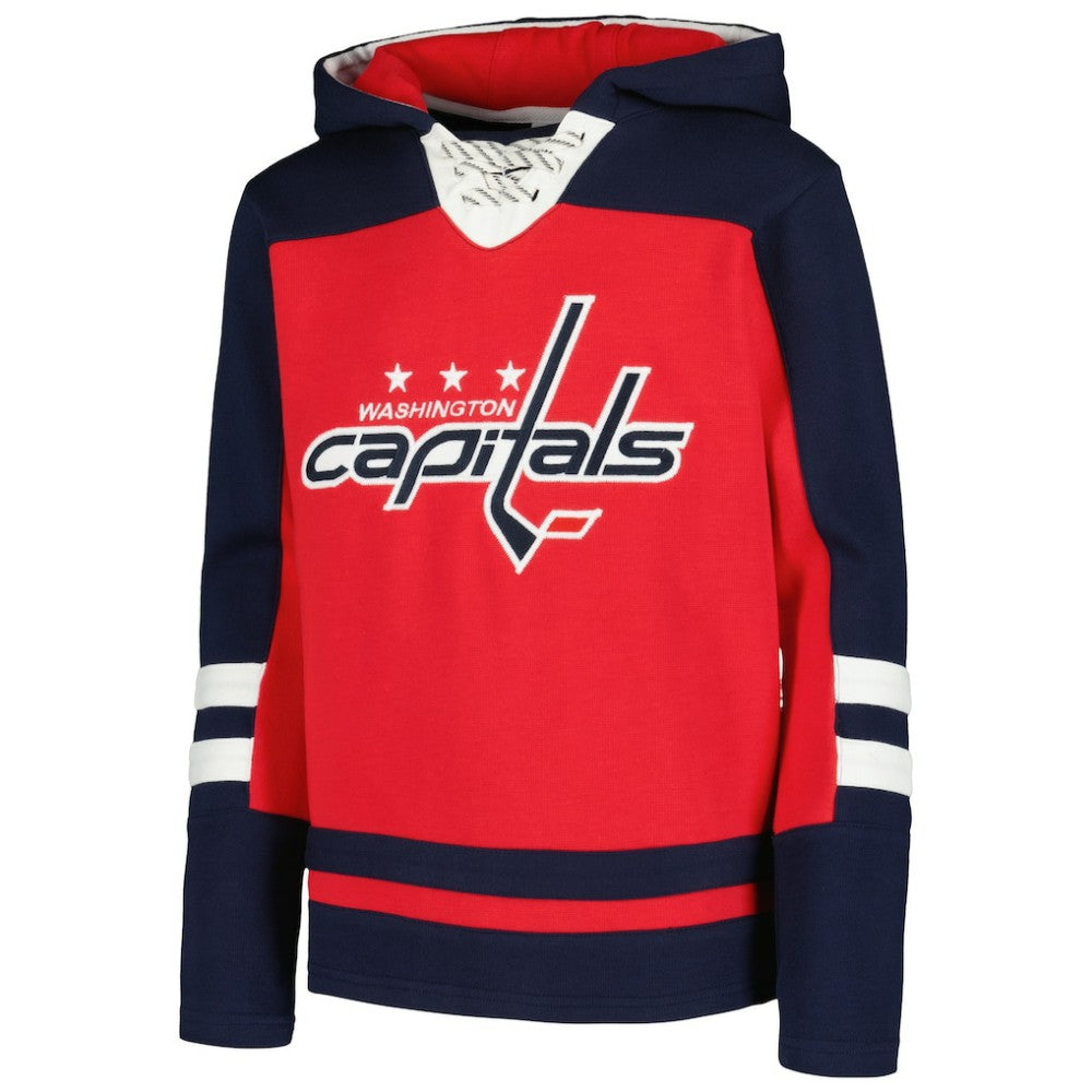 TJ Oshie Washington Capitals Youth Ageless Must-Have V-Neck Name & Number Pullover Hoodie