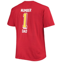 NFL Arizona Cardinals Big & Tall #1 Dad 2-Hit T-Shirt