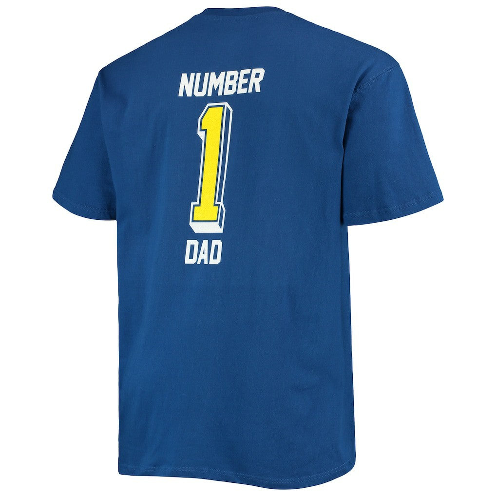 NFL Los Angeles Rams Big & Tall #1 Dad 2-Hit T-Shirt