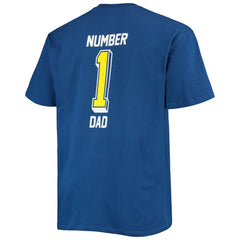 NFL Los Angeles Rams Big & Tall #1 Dad 2-Hit T-Shirt