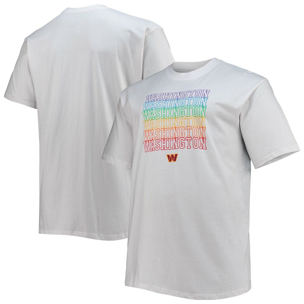 NFL Washington Commanders Big & Tall City Pride T-Shirt