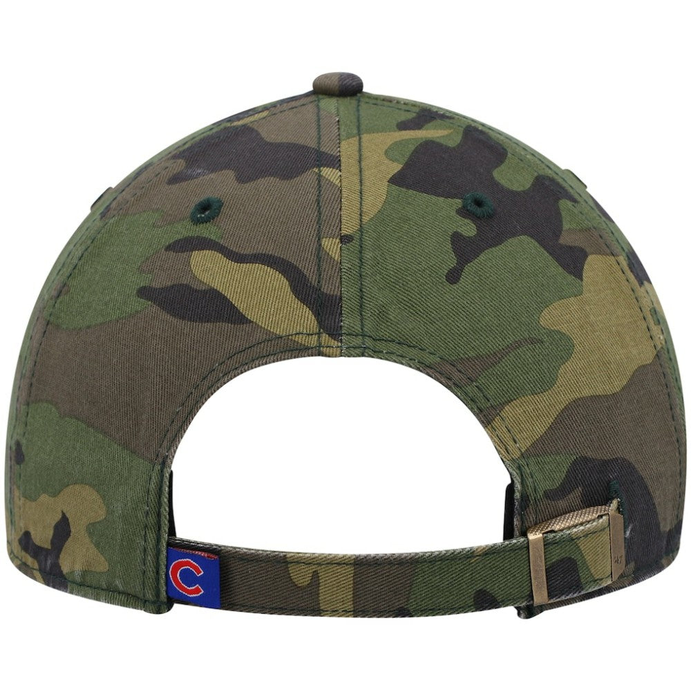 Chicago Cubs Clean Up Adjustable Hat - Camo | 47 brand