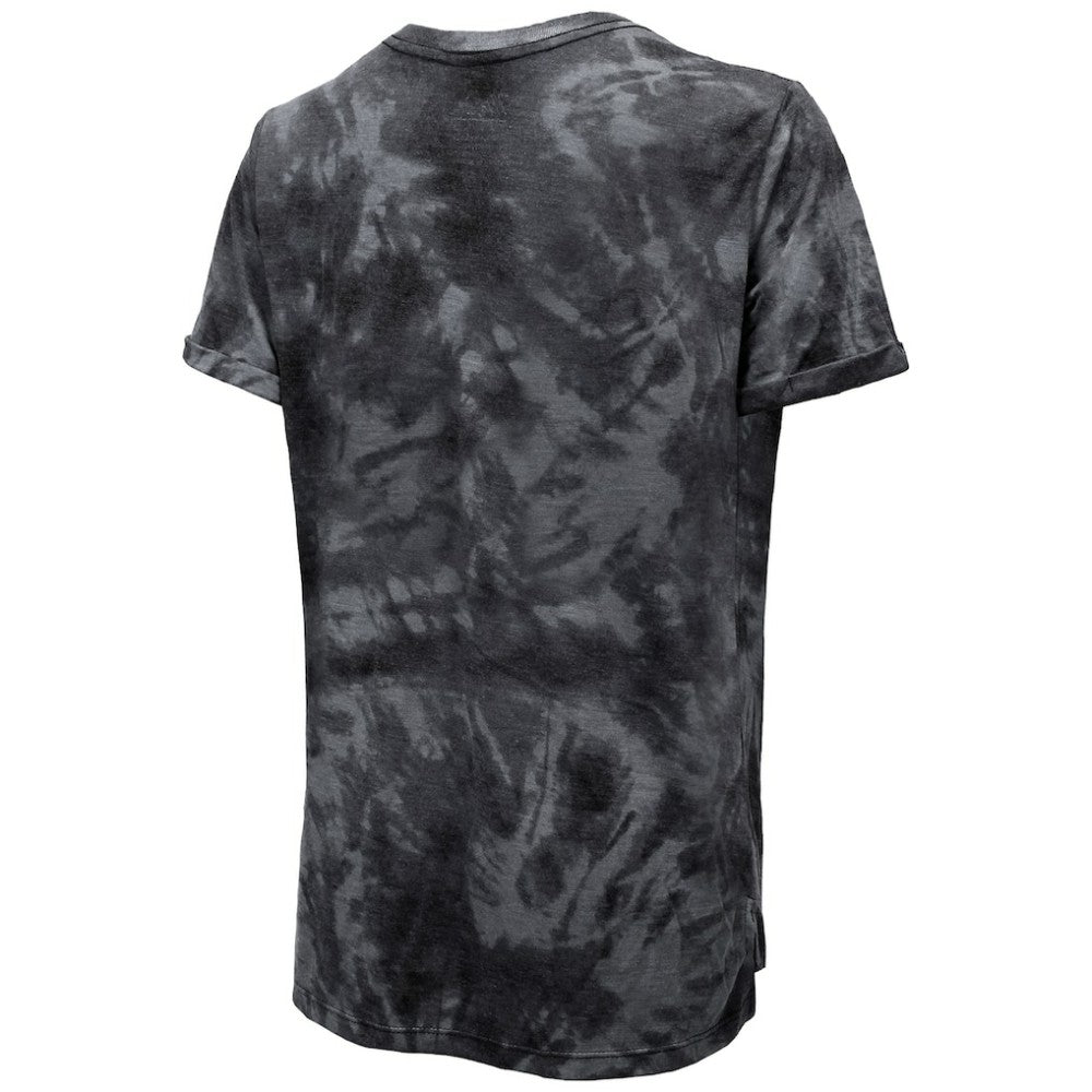 Chicago Blackhawks Majestic Threads Women's Boyfriend Tie-Dye Tri-Blend T-Shirt