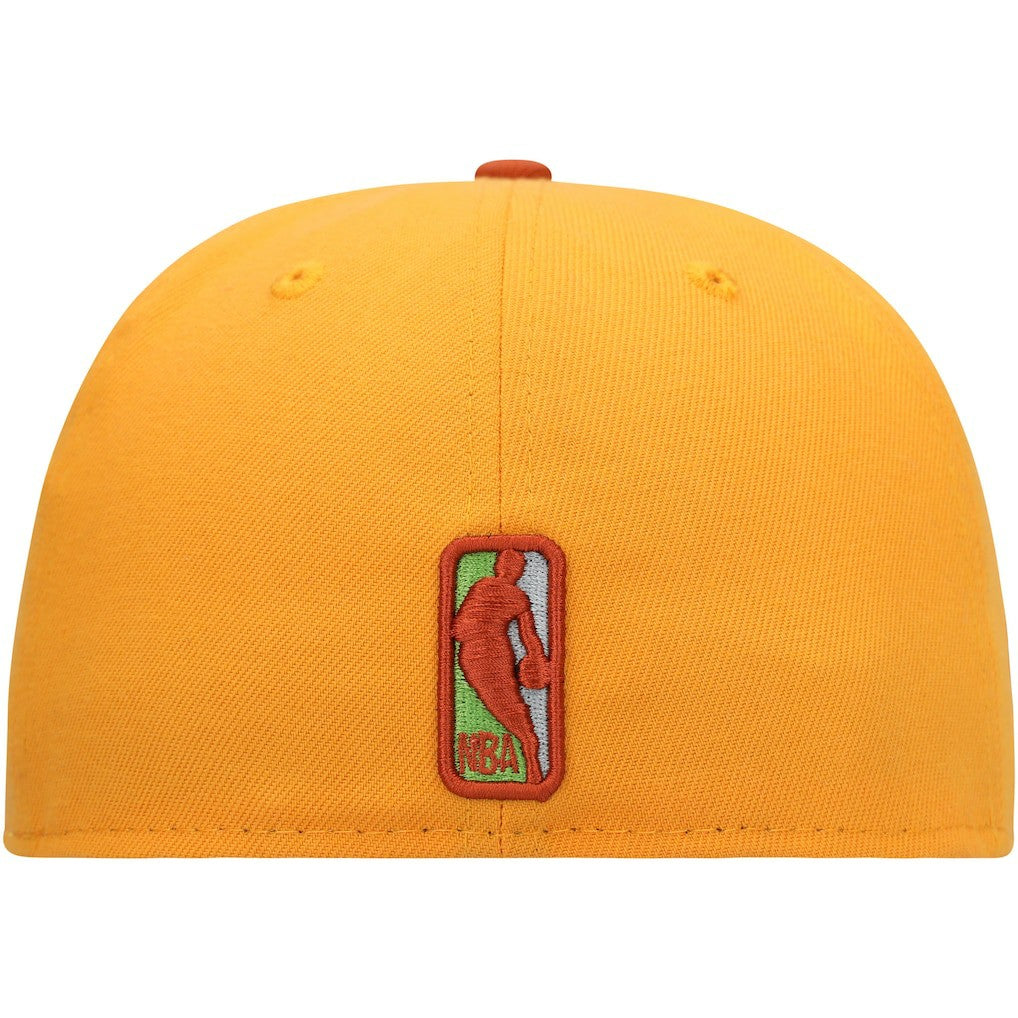 Philadelphia 76ers 59FIFTY Fitted Hat - Gold/Rust | New Era online