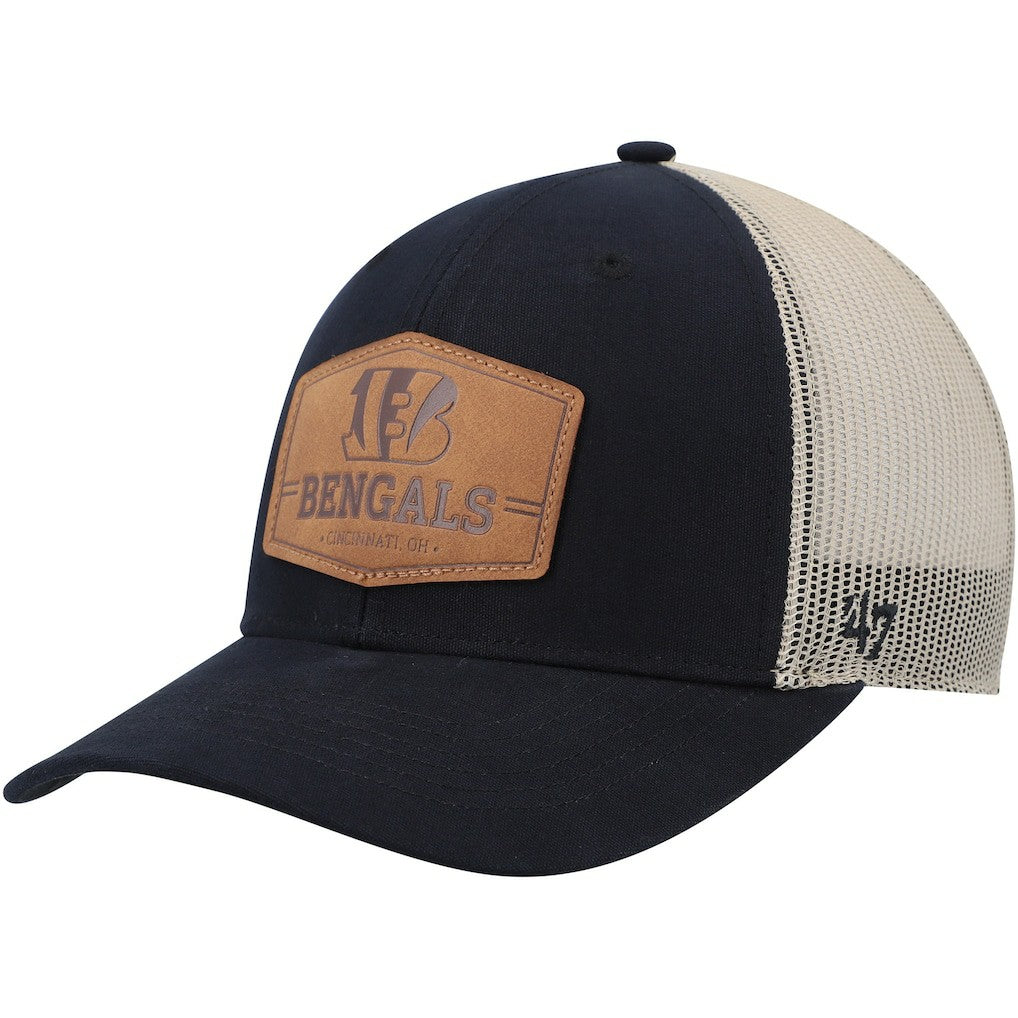 NFL Cincinnati Bengals '47 Rawhide Trucker Adjustable Hat