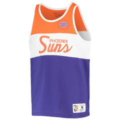 Phoenix Suns Youth Hardwood Classics Special Script Tank Top - Purple/Orange | Mitchell & Ness sale