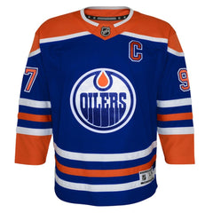Connor McDavid Edmonton Oilers Youth Home Premier Player Jersey