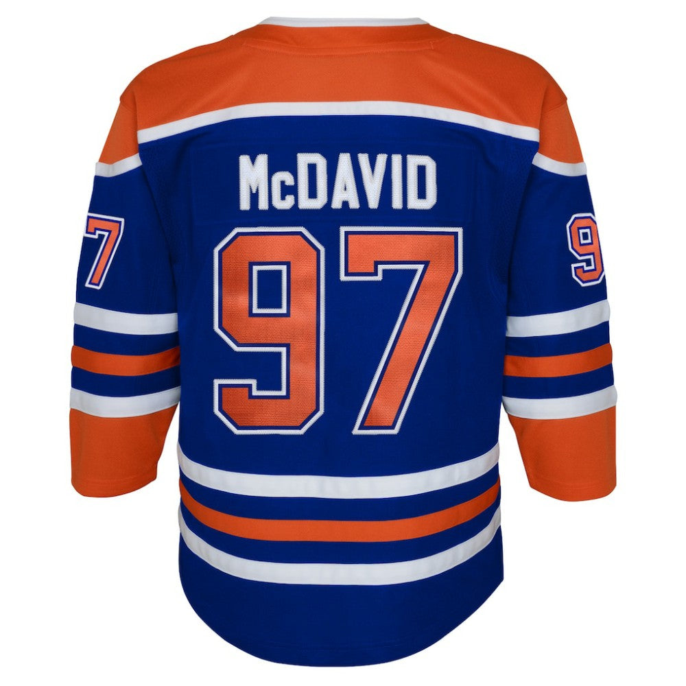 Connor McDavid Edmonton Oilers Youth Home Premier Player Jersey