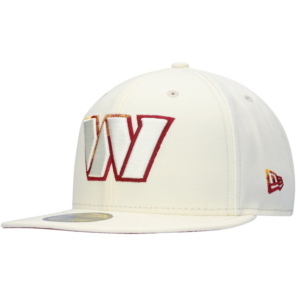 NFL Washington Commanders Chrome Color Dim 59FIFTY Fitted Hat
