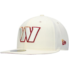 NFL Washington Commanders Chrome Color Dim 59FIFTY Fitted Hat