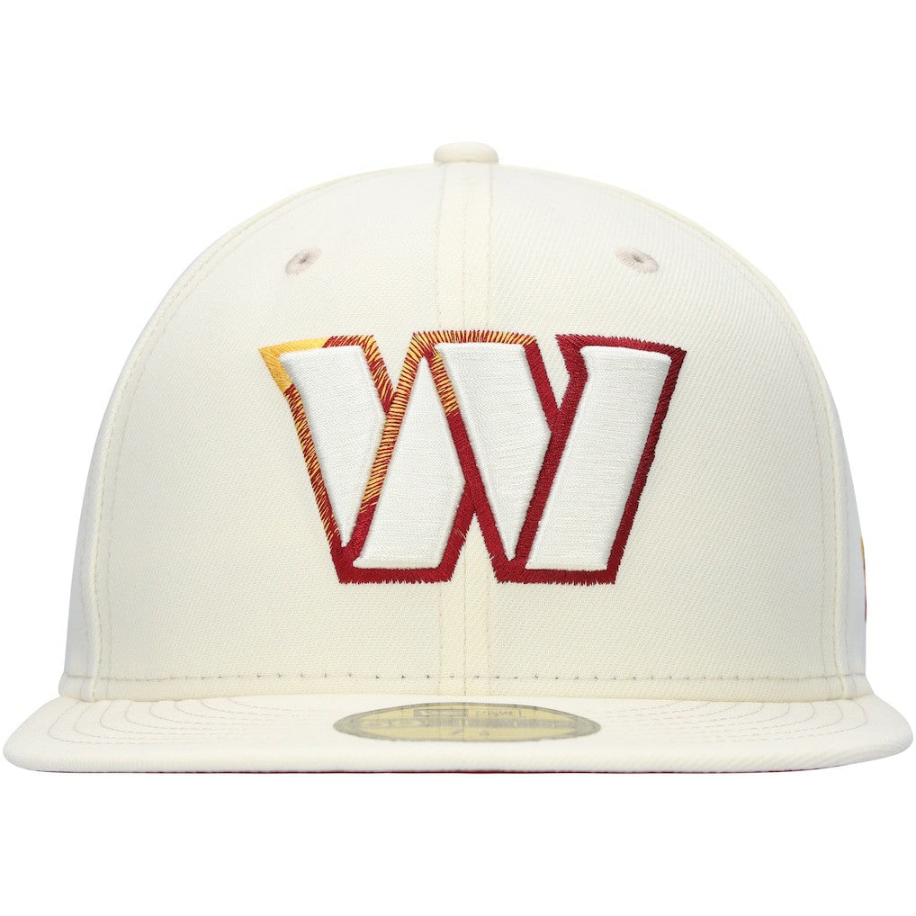 NFL Washington Commanders Chrome Color Dim 59FIFTY Fitted Hat