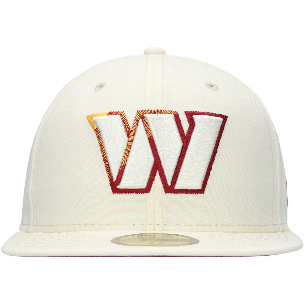 NFL Washington Commanders Chrome Color Dim 59FIFTY Fitted Hat