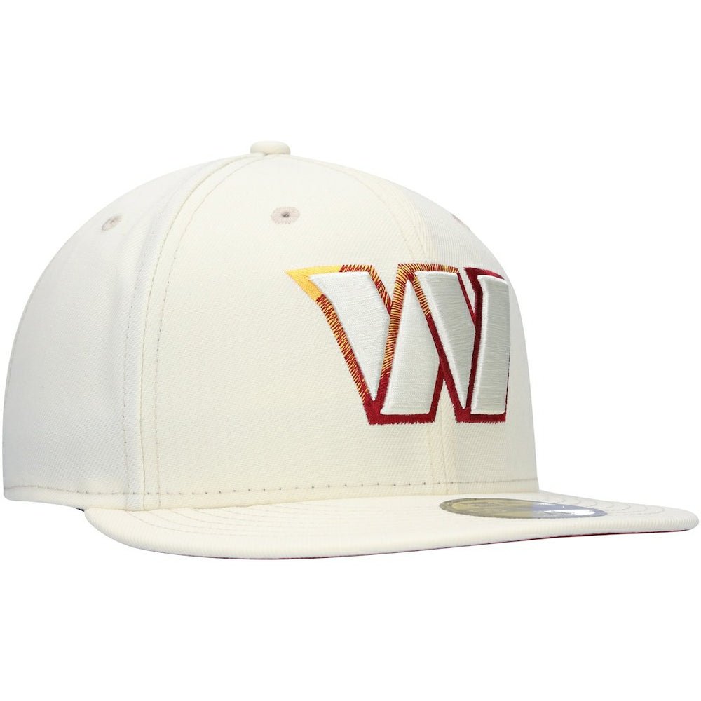 NFL Washington Commanders Chrome Color Dim 59FIFTY Fitted Hat