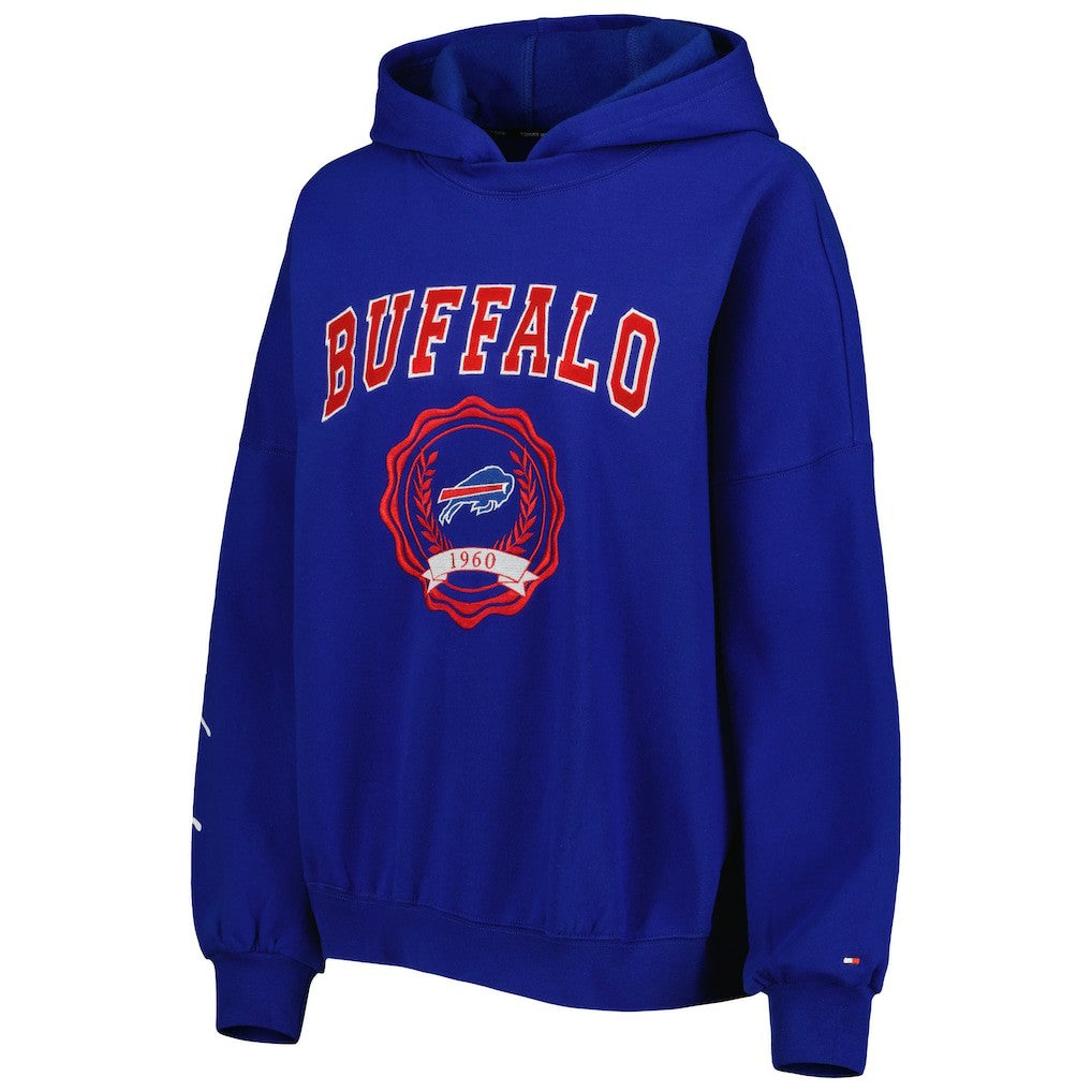NFL Buffalo Bills Tommy Hilfiger Women's Becca Drop Shoulder Pullover Hoodie