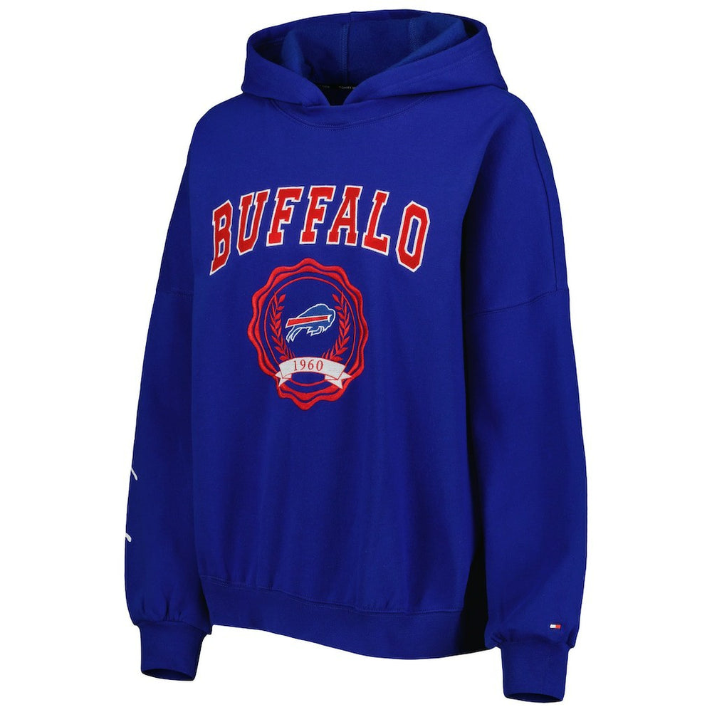NFL Buffalo Bills Tommy Hilfiger Women's Becca Drop Shoulder Pullover Hoodie
