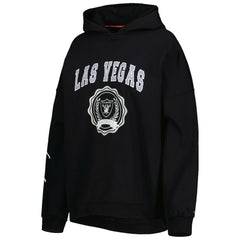 NFL Las Vegas Raiders Tommy Hilfiger Women's Becca Drop Shoulder Pullover Hoodie