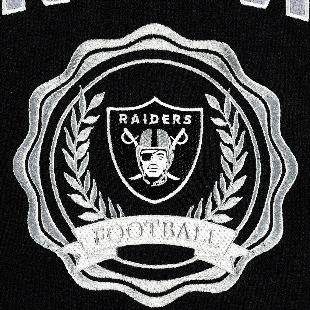 NFL Las Vegas Raiders Tommy Hilfiger Women's Becca Drop Shoulder Pullover Hoodie