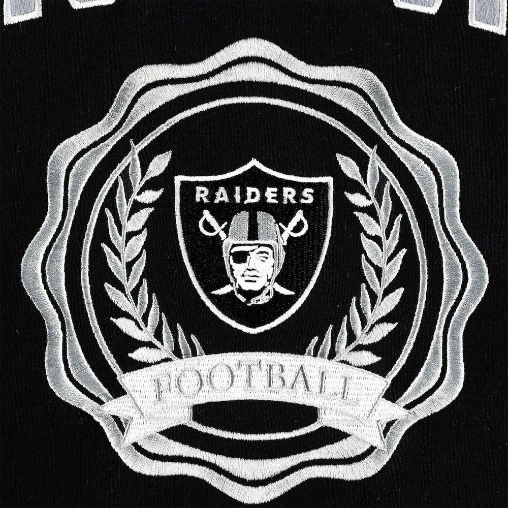 NFL Las Vegas Raiders Tommy Hilfiger Women's Becca Drop Shoulder Pullover Hoodie