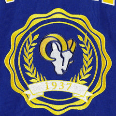 NFL Los Angeles Rams Tommy Hilfiger Women's Becca Drop Shoulder Pullover Hoodie
